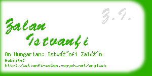 zalan istvanfi business card